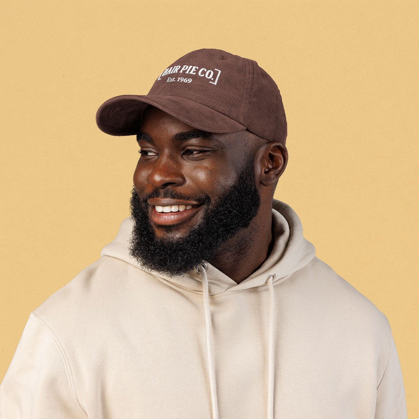 Hair Pie Co. Retro Corduroy Cap with Embroidery