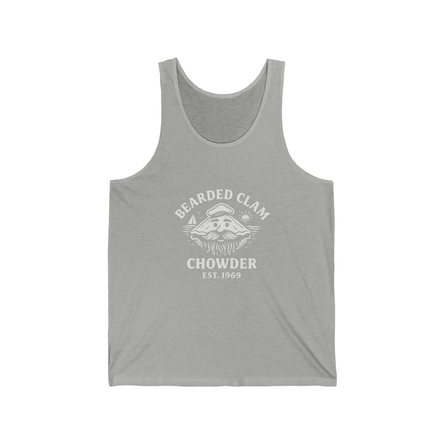 Bearded Clam Chowder Unisex Jersey Tank