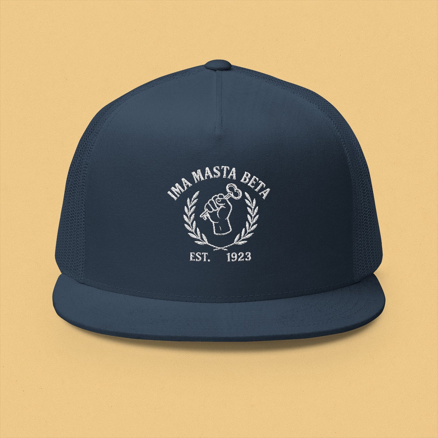 Ima Masta Beta... Embroidered 5 Panel Trucker Cap Sports