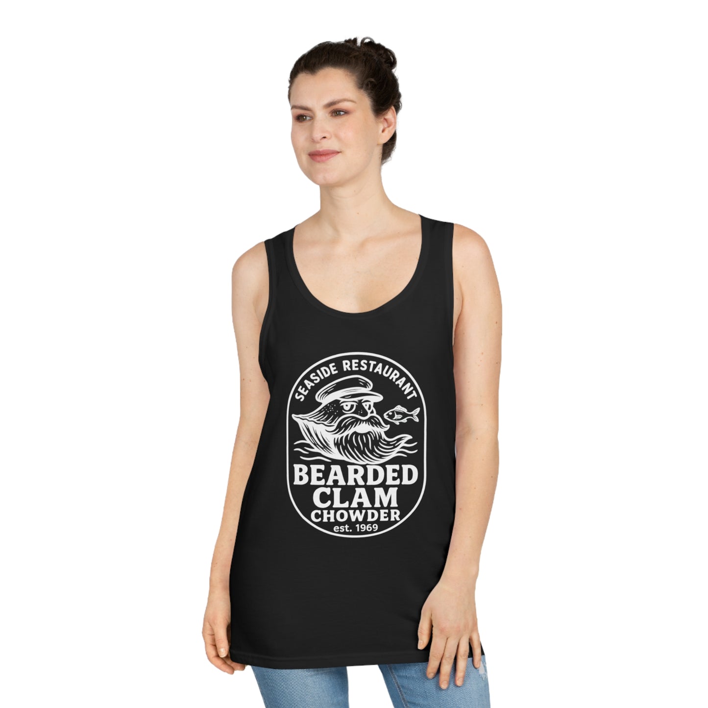 Bearded Clam Chowder Tank Top, Unisex