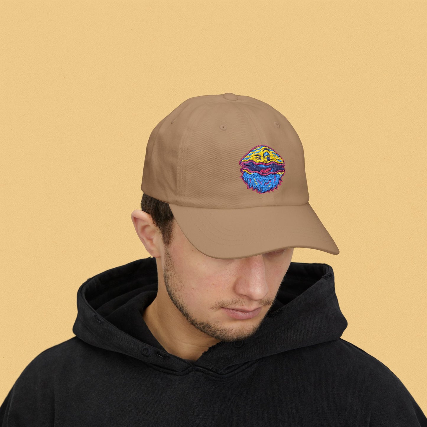 Psychedelic Clam Dad Cap