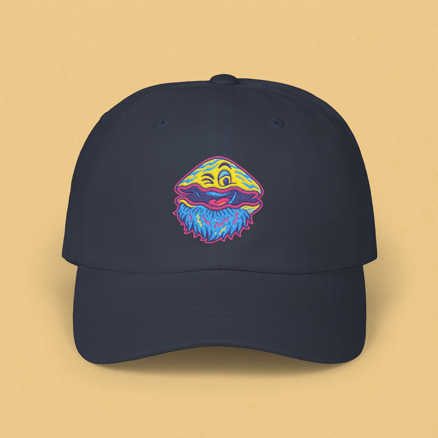 Psychedelic Clam Dad Cap