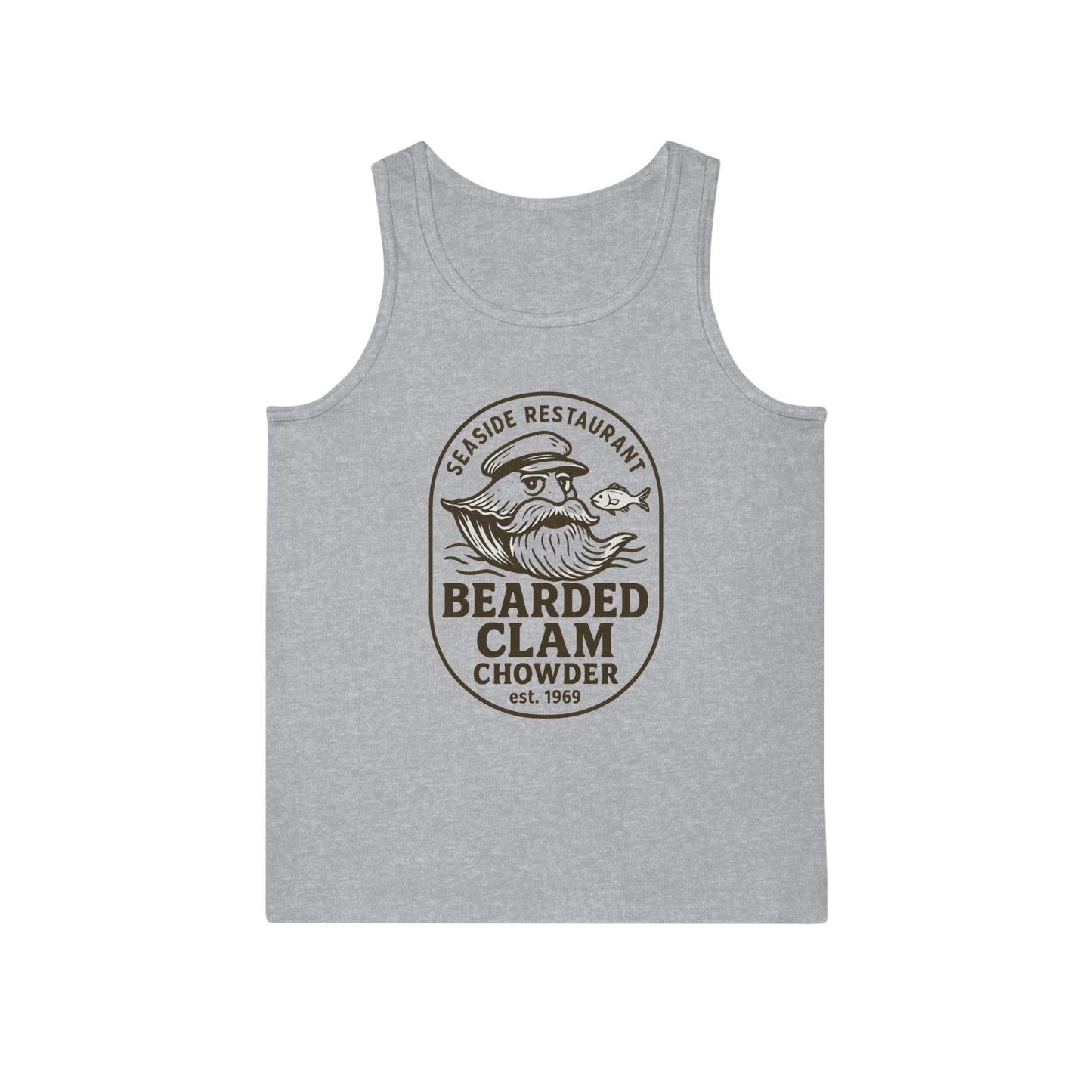 Bearded Clam Chowder Tank Top, Unisex