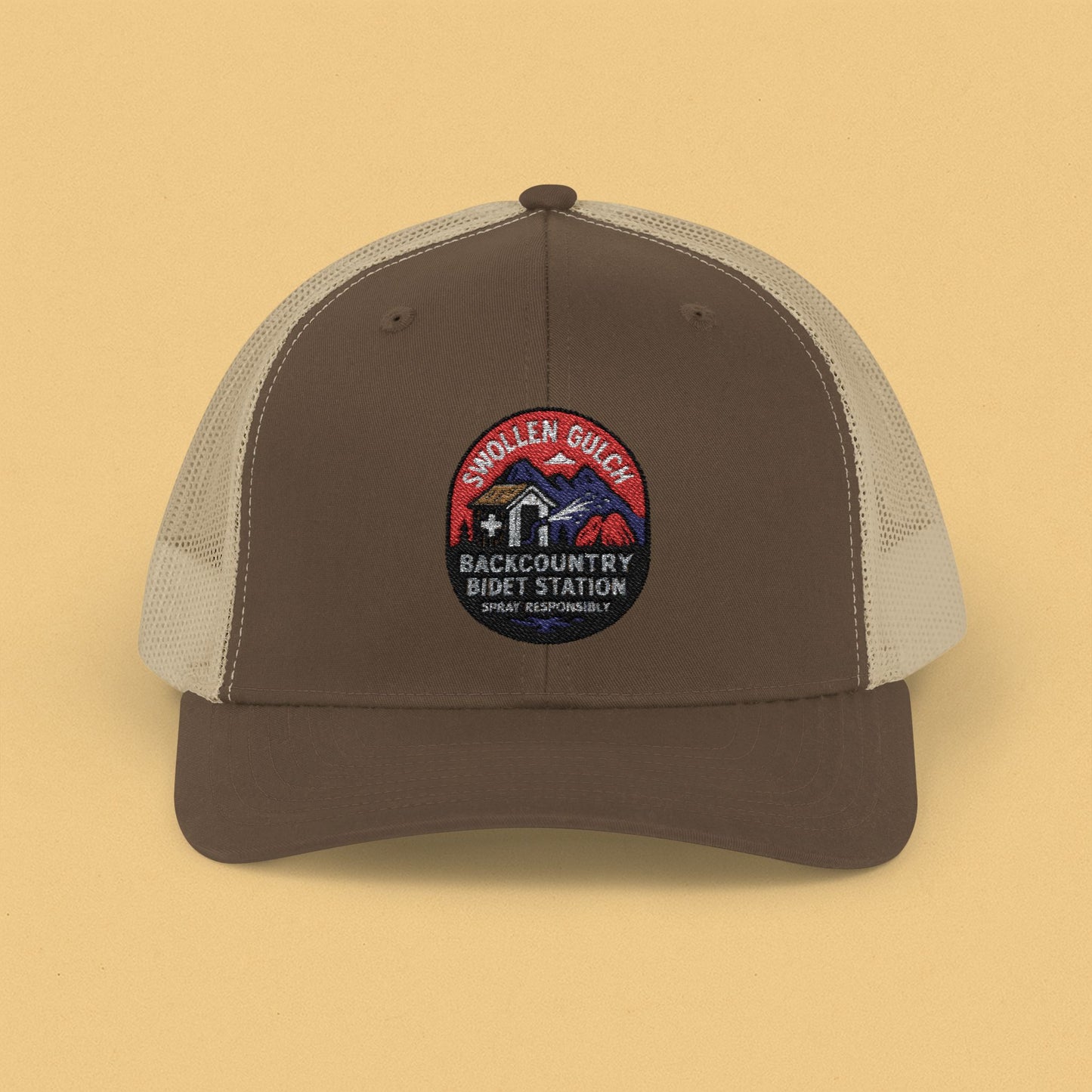 Swollen Gulch Bidet Station Snapback Trucker Cap
