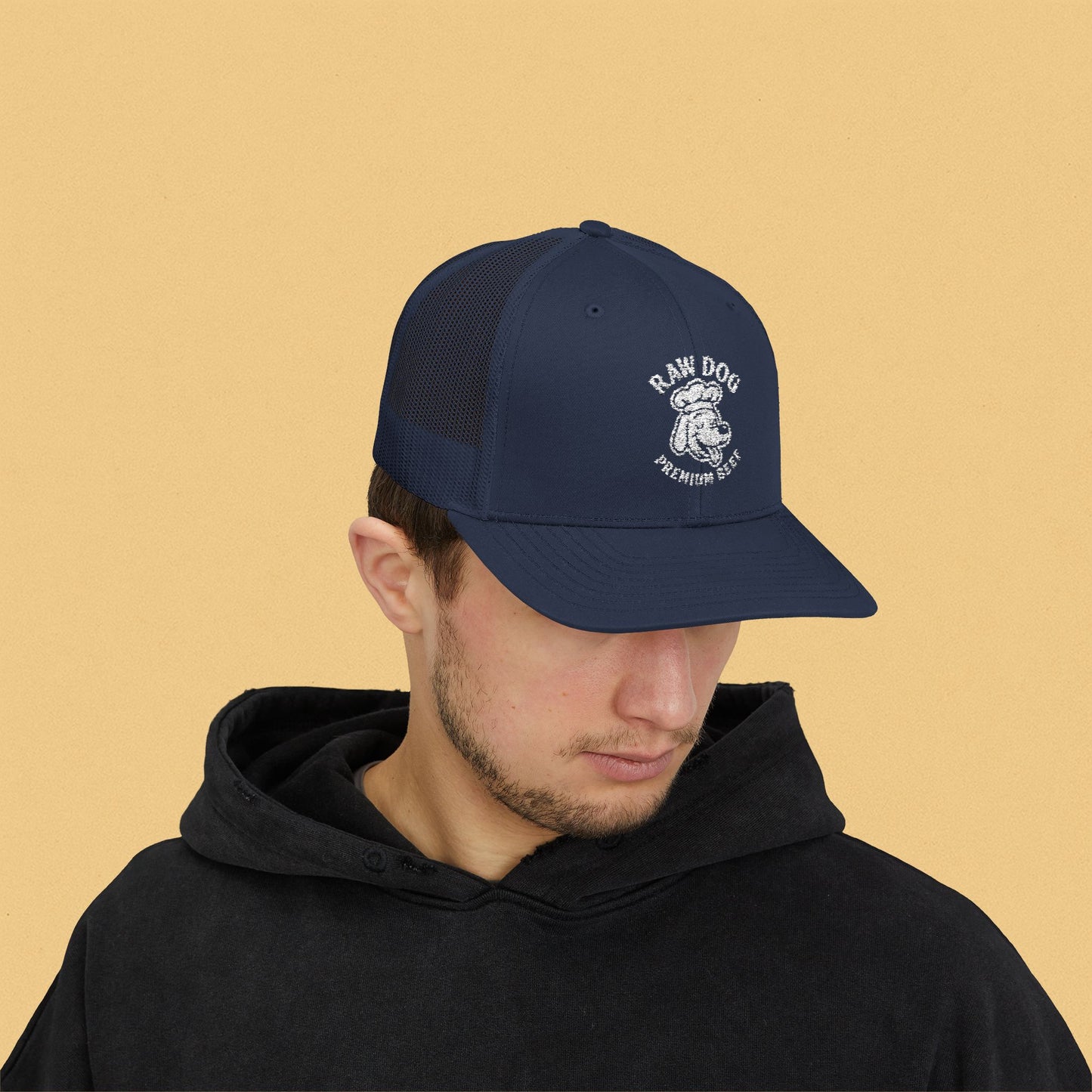 Raw Dog Trucker Snapback Hat