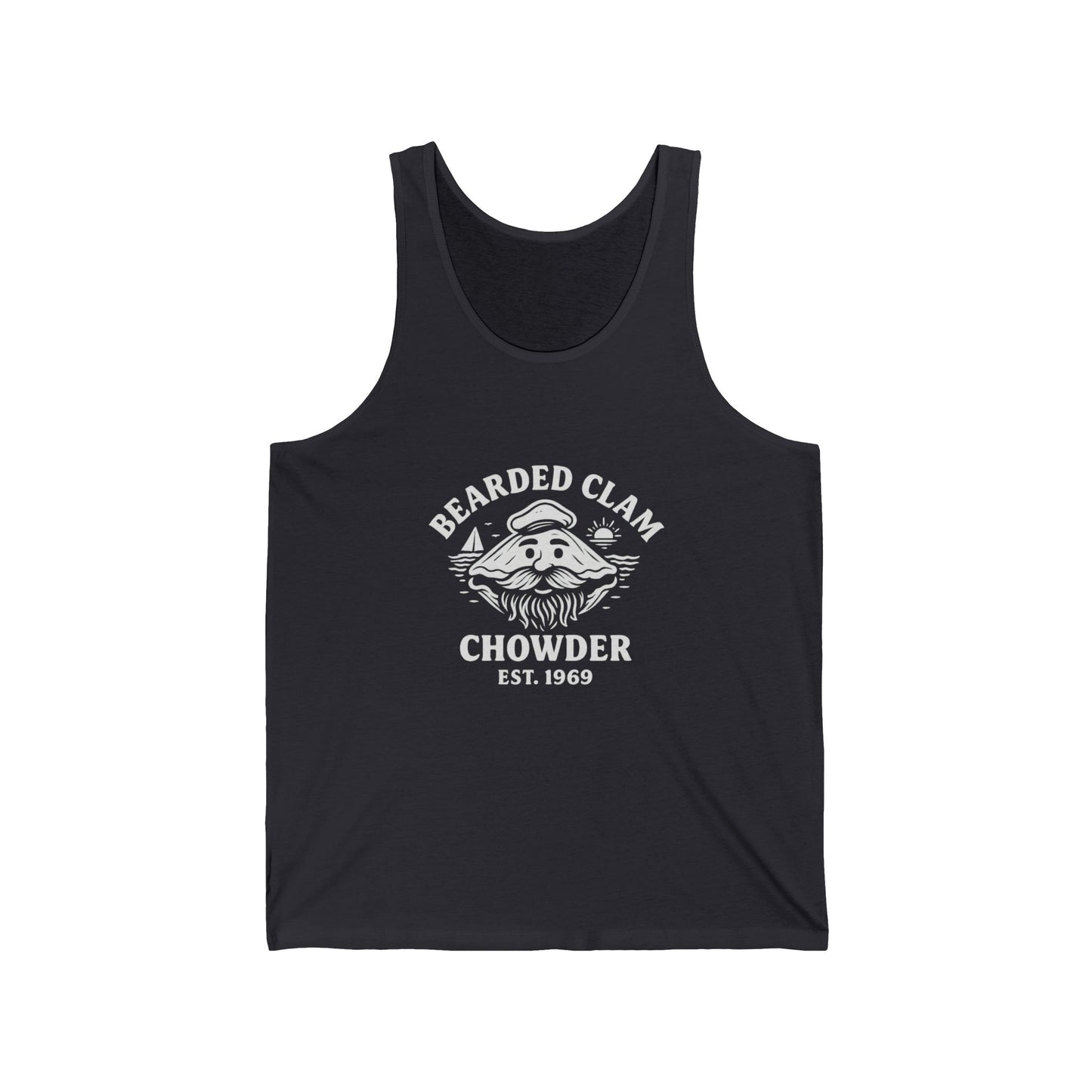 Bearded Clam Chowder Unisex Jersey Tank