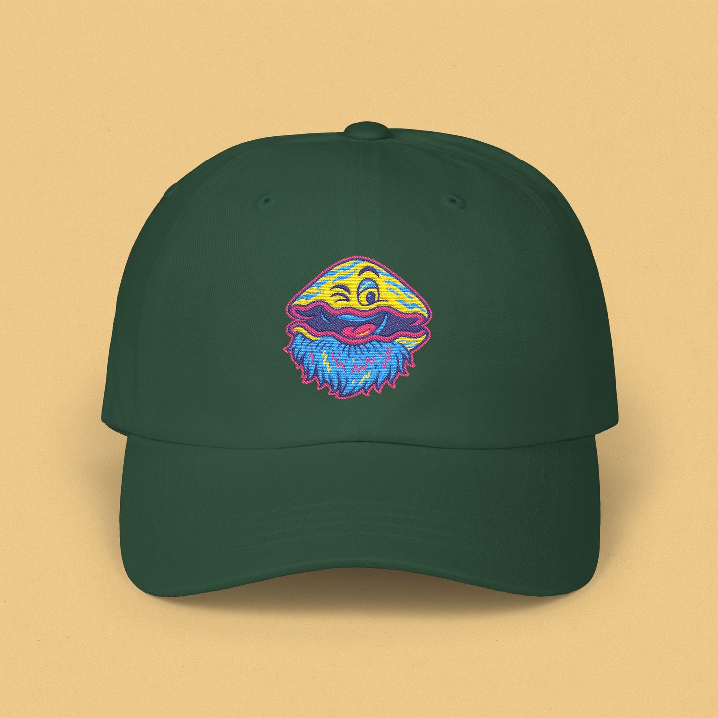 Psychedelic Clam Dad Cap