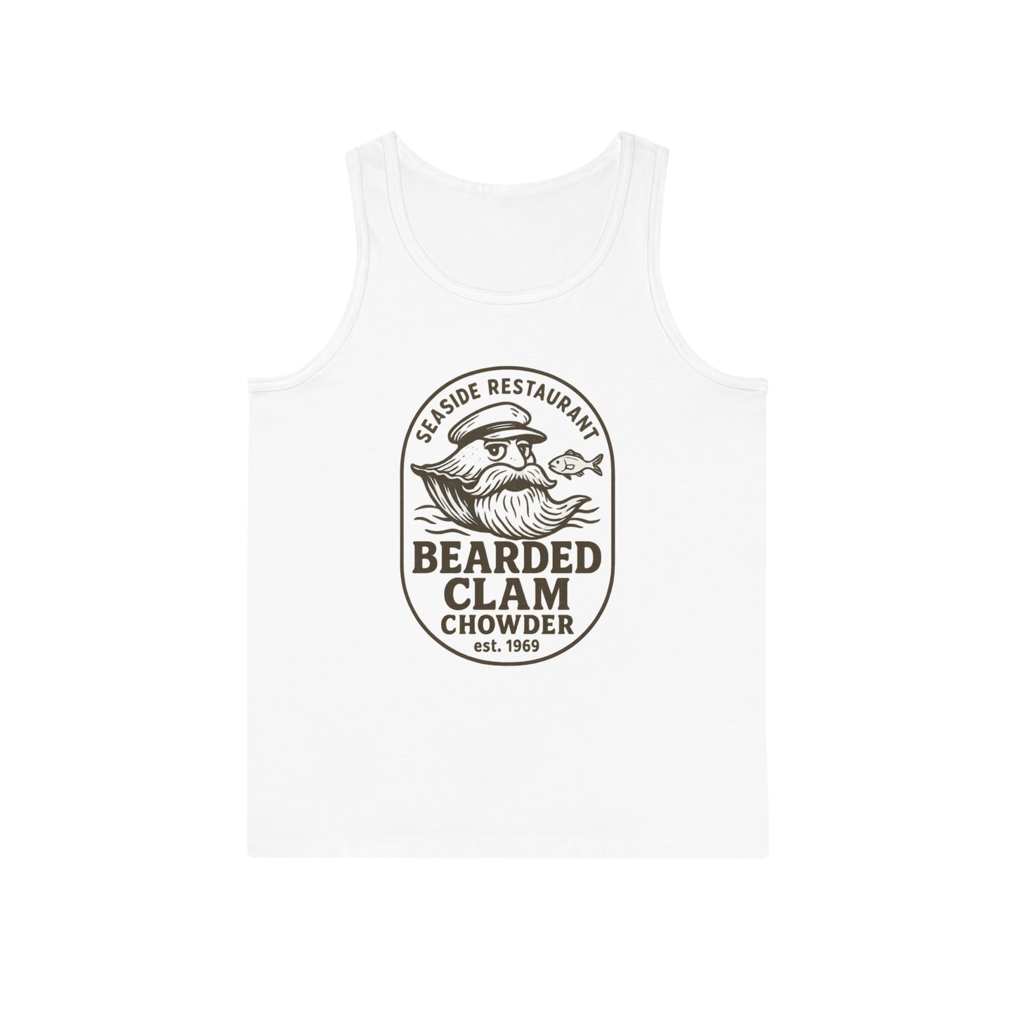 Bearded Clam Chowder Tank Top, Unisex