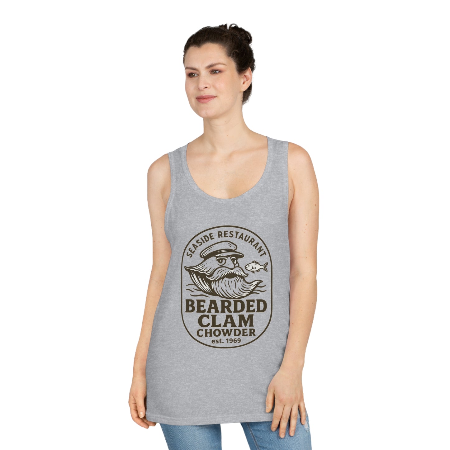 Bearded Clam Chowder Tank Top, Unisex