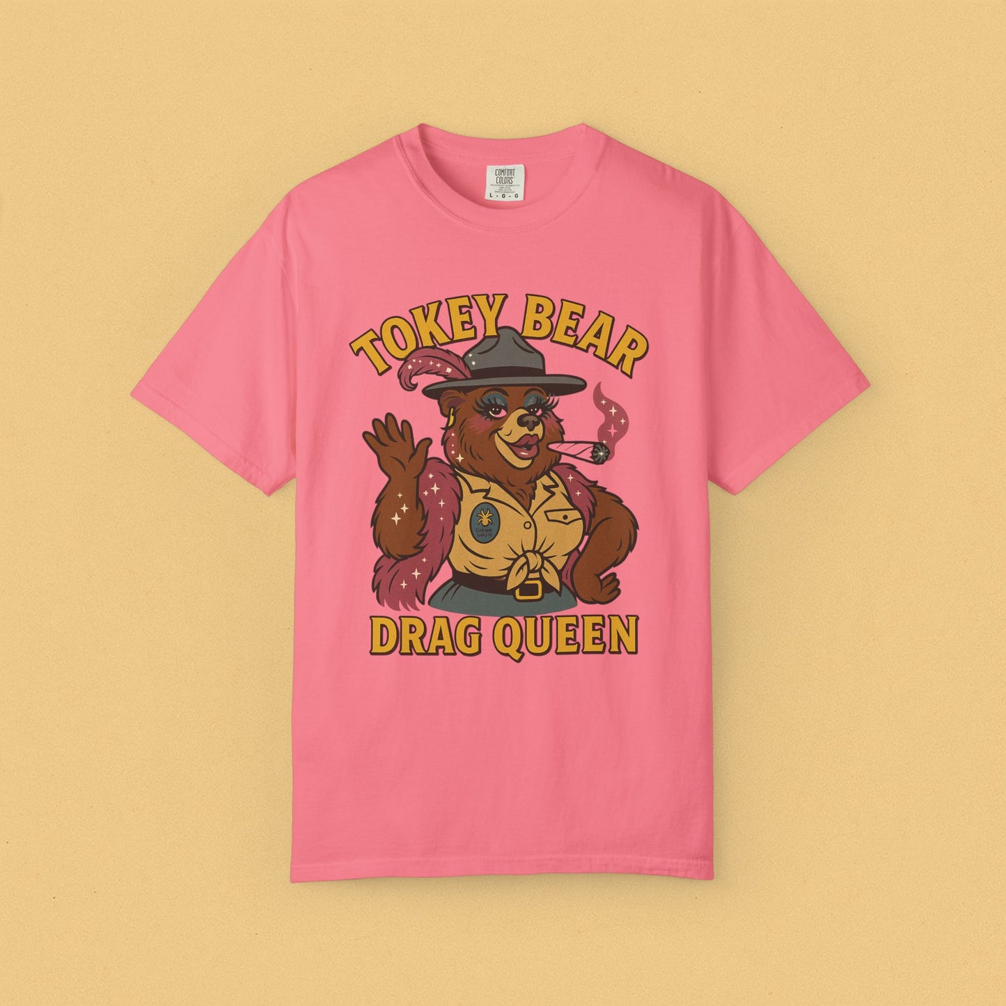 Tokey Bear Drag Queen T-Shirt Unisex Casual