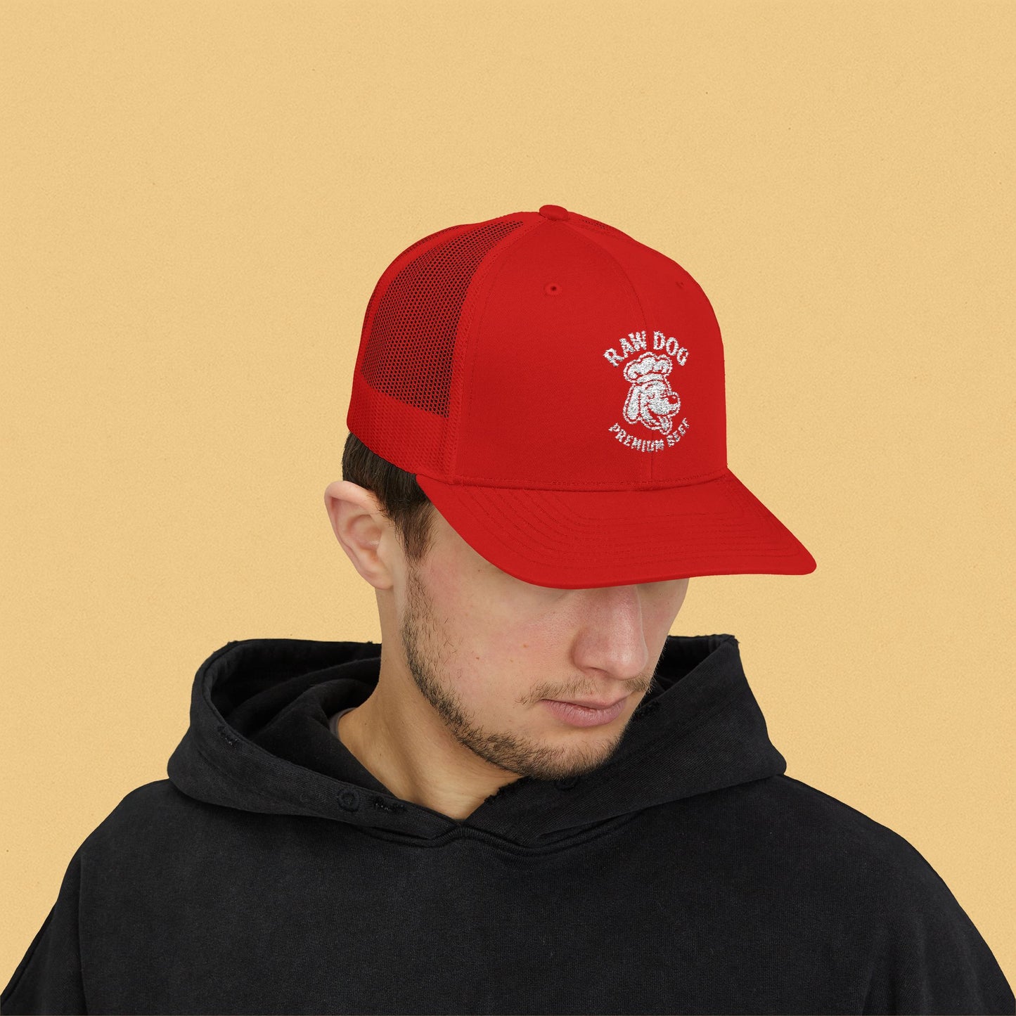 Raw Dog Trucker Snapback Hat