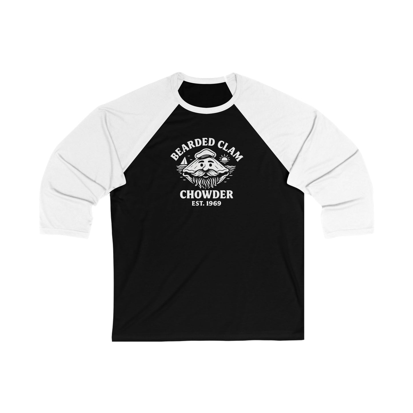 Bearded Clam Chowder  Unisex Baseball Tee