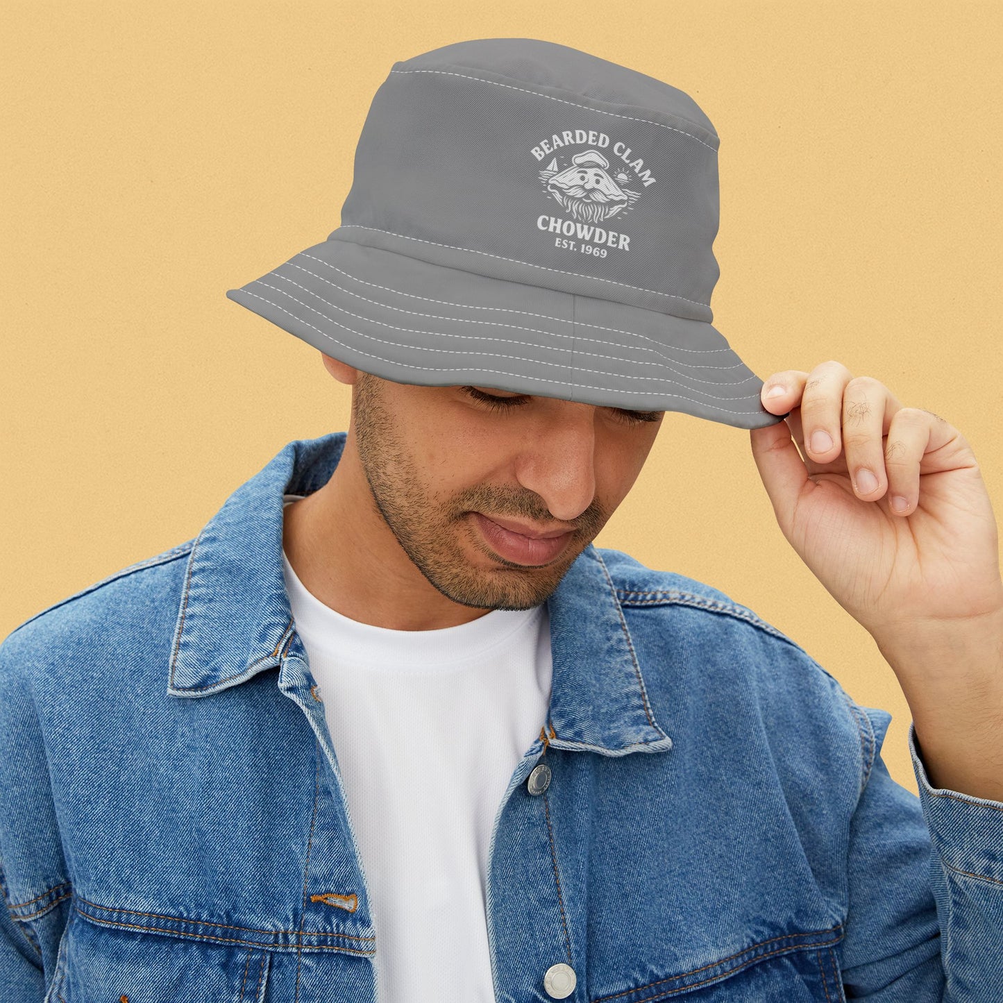 Bearded Clam Chowder Bucket Hat