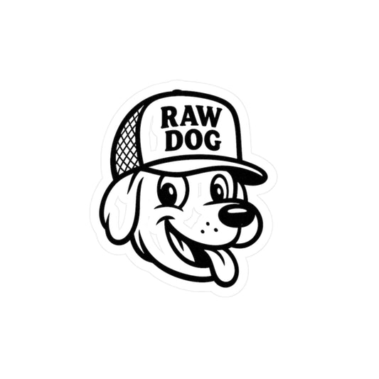 Raw Dog Vinyl Sticker