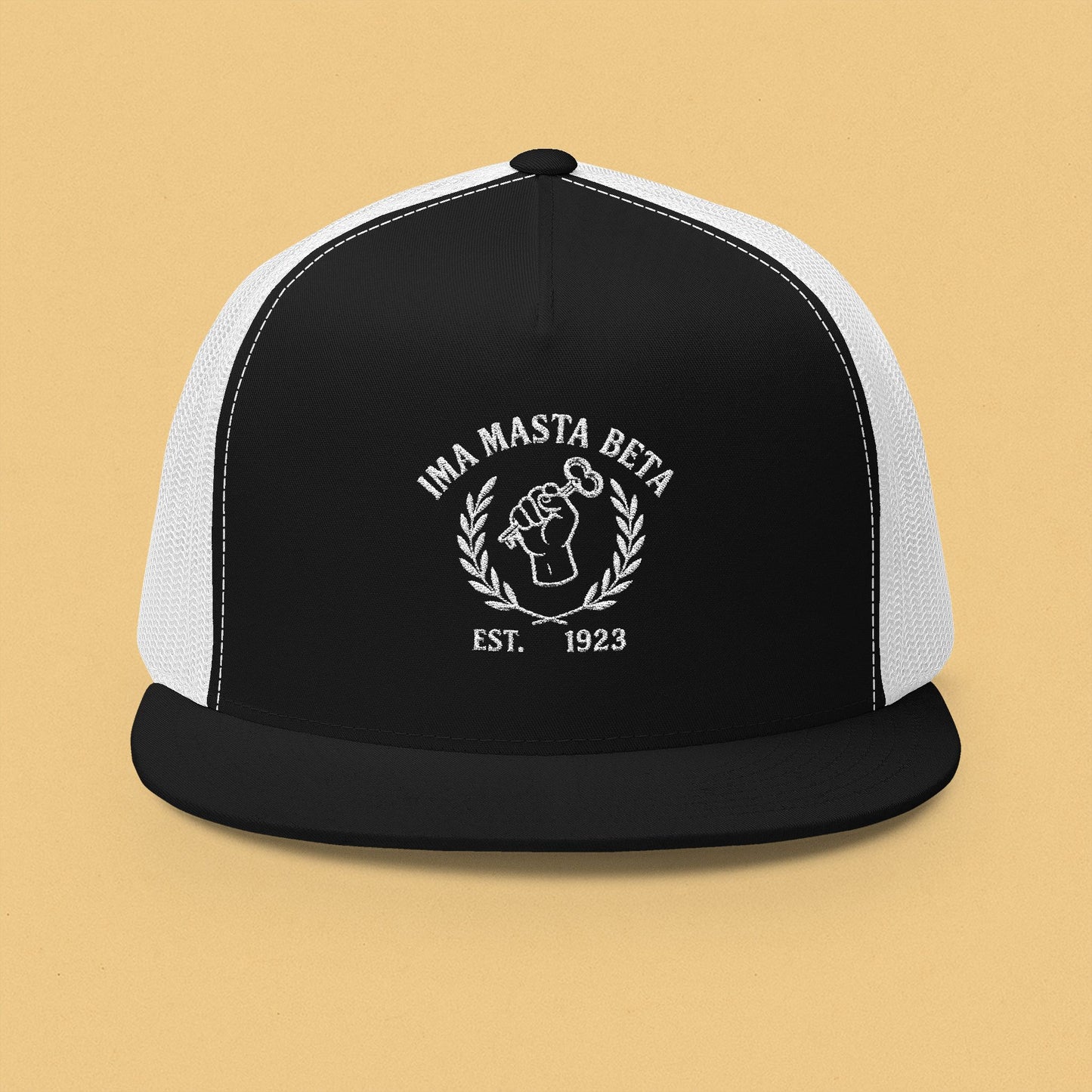 Ima Masta Beta... Embroidered 5 Panel Trucker Cap Sports