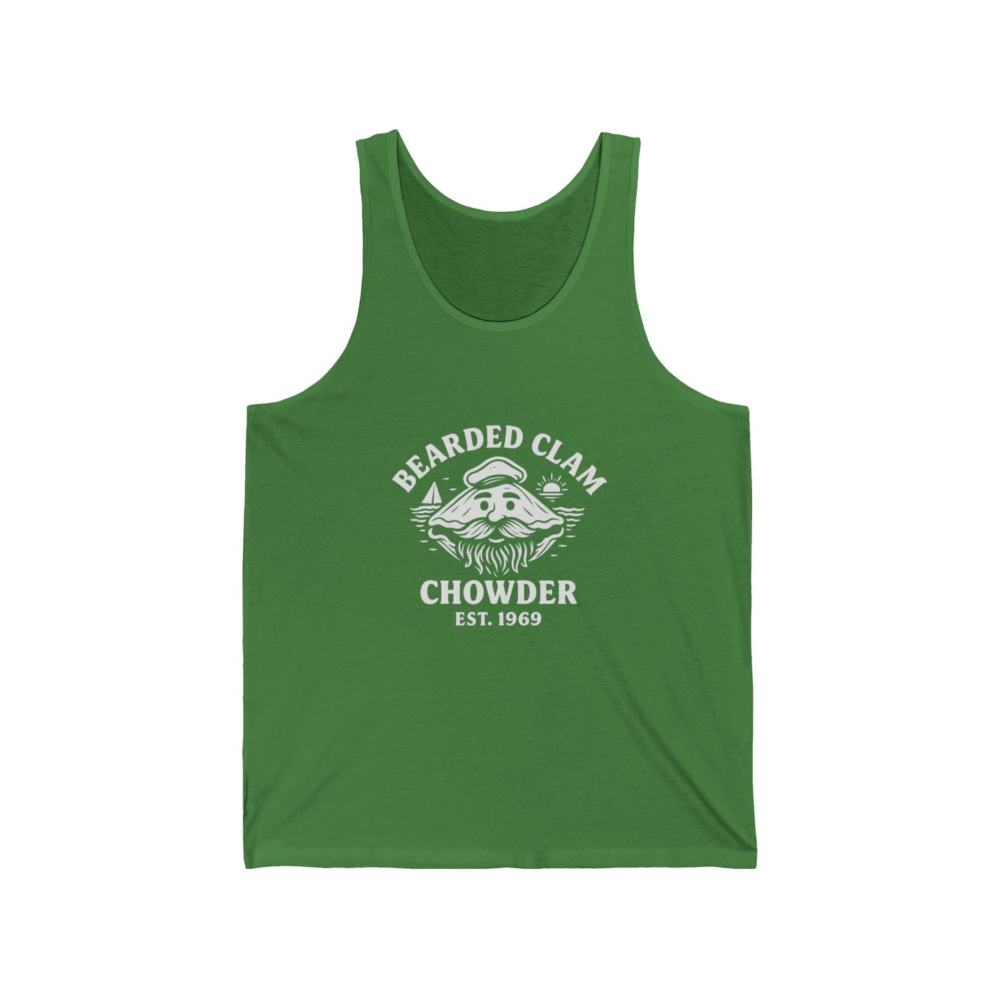 Bearded Clam Chowder Unisex Jersey Tank