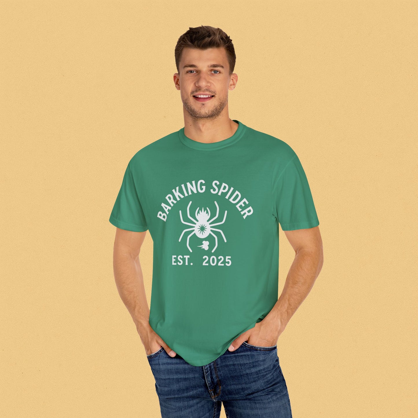 Barking Spider Unisex Garment-Dyed T-Shirt