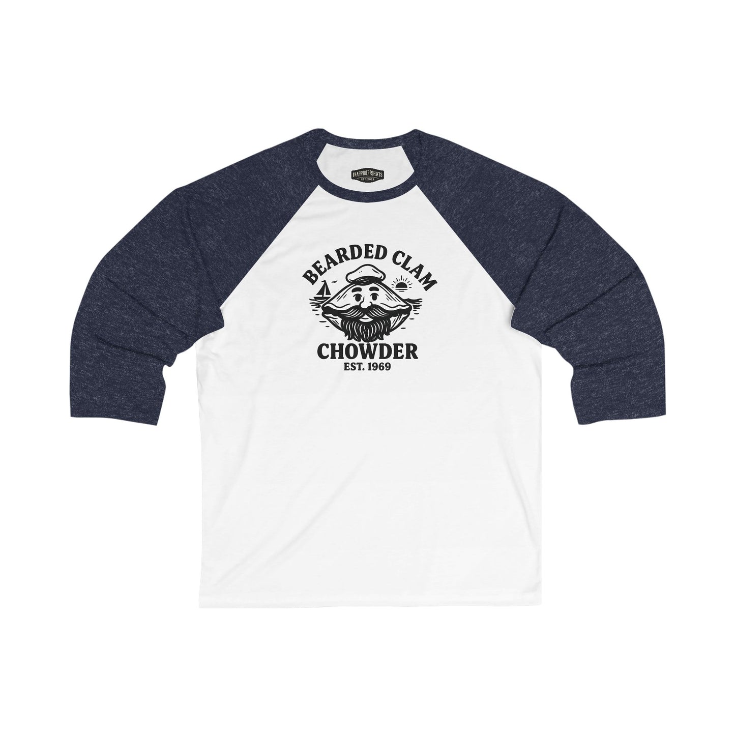 Bearded Clam Chowder  Unisex Baseball Tee
