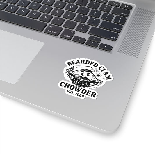 Bearded Clam Chowder Stickers