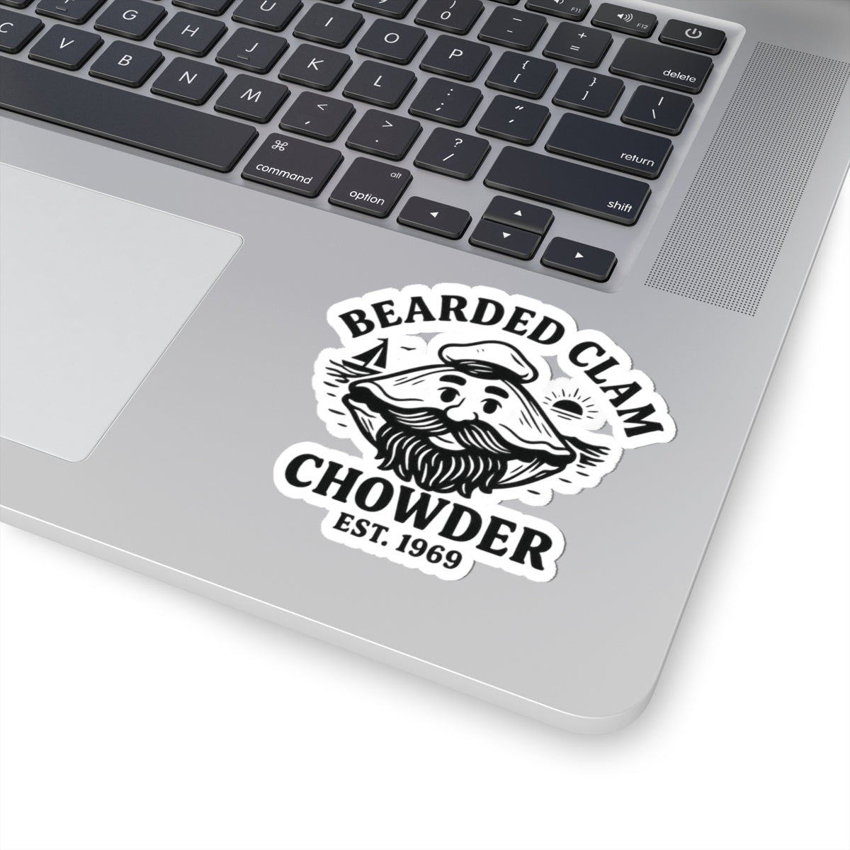 Bearded Clam Chowder Stickers