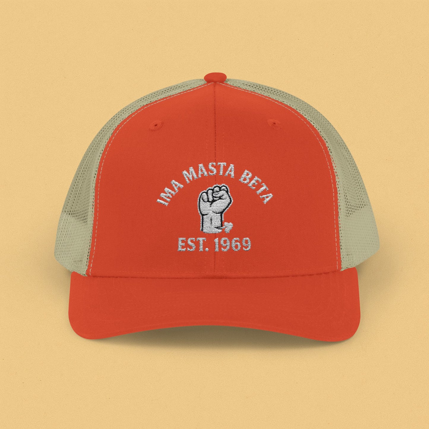 Ima Masta Beta 69 Vintage Snapback Trucker Cap