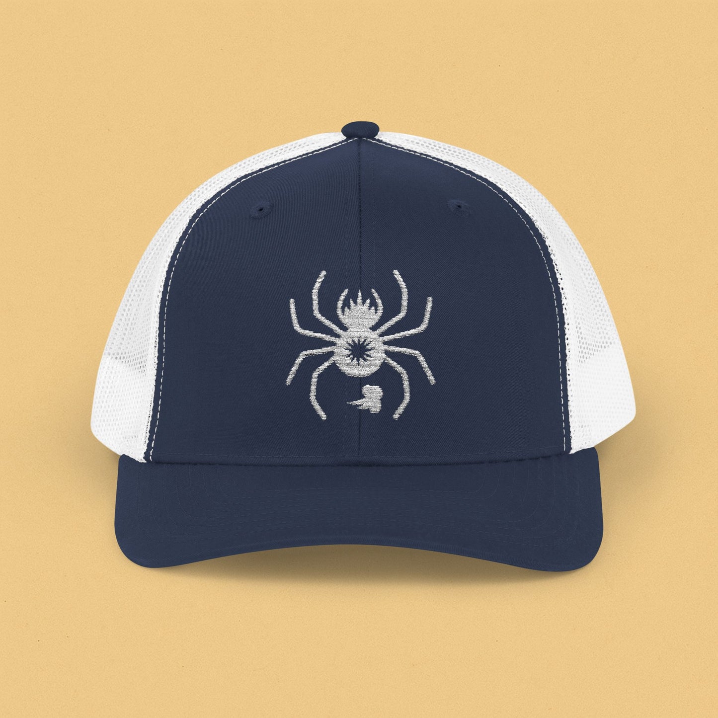 Barking Spider Embroidered Snapback Trucker Cap