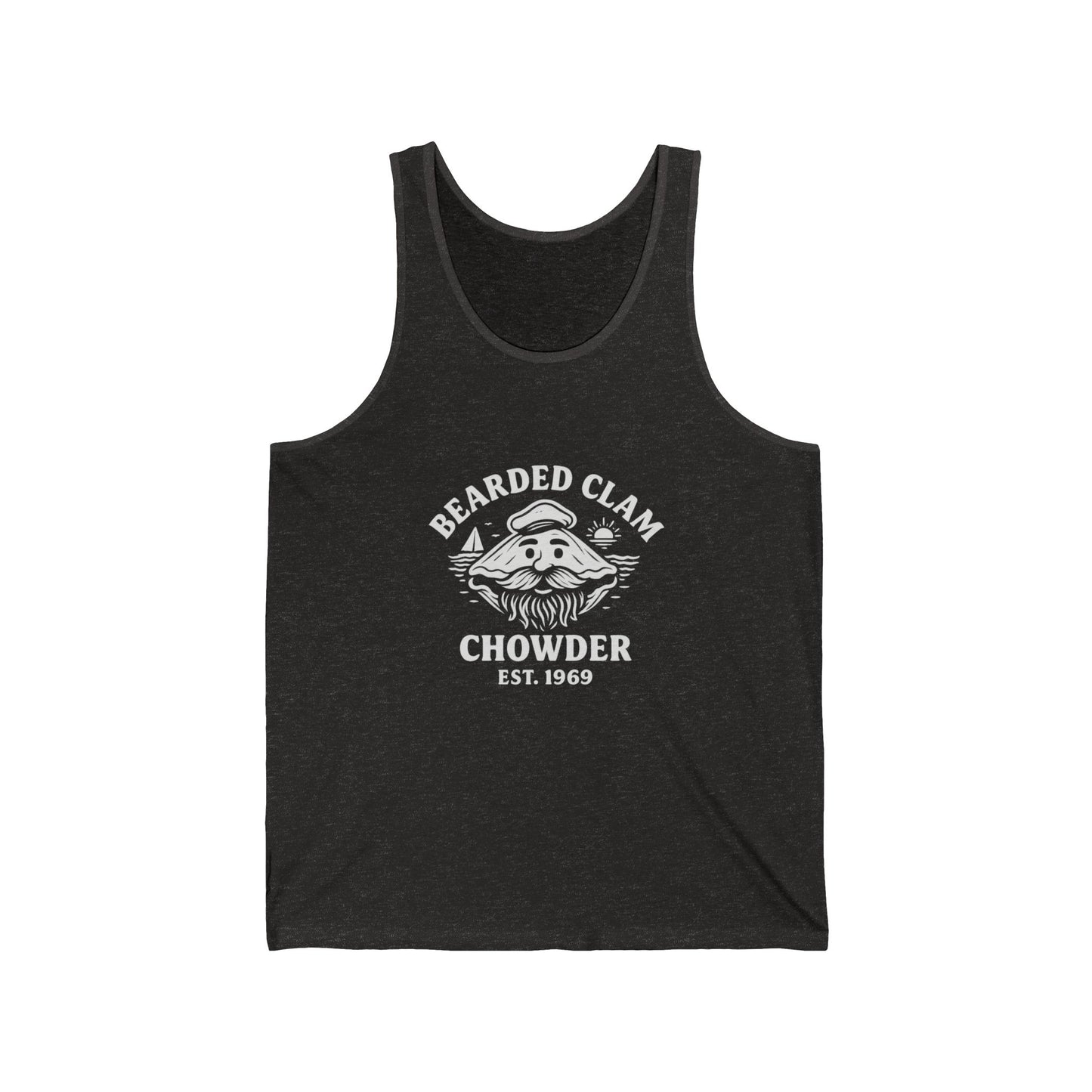 Bearded Clam Chowder Unisex Jersey Tank