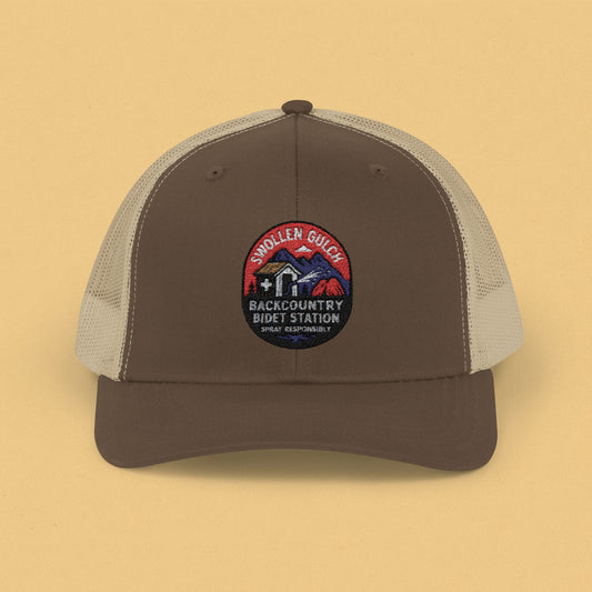Swollen Gulch Bidet Station Snapback Trucker Cap