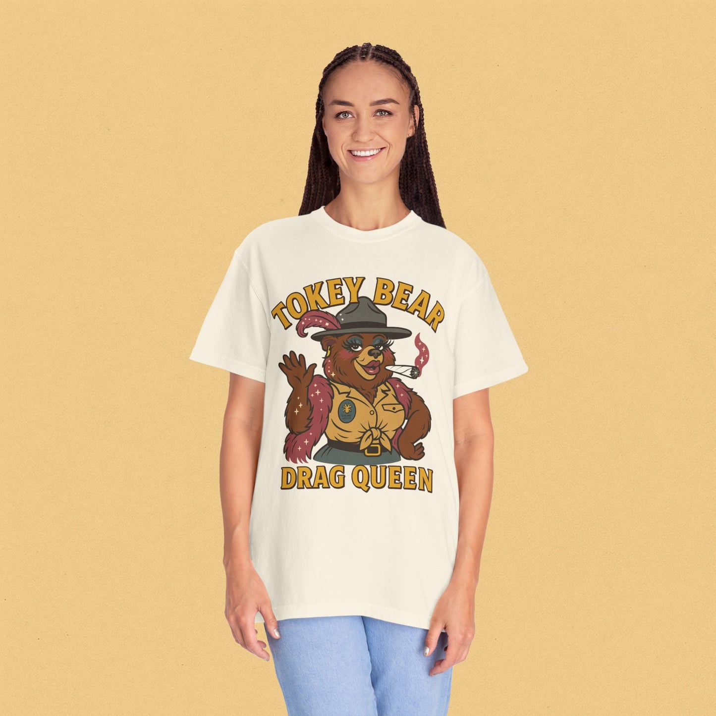 Tokey Bear Drag Queen T-Shirt Unisex Casual