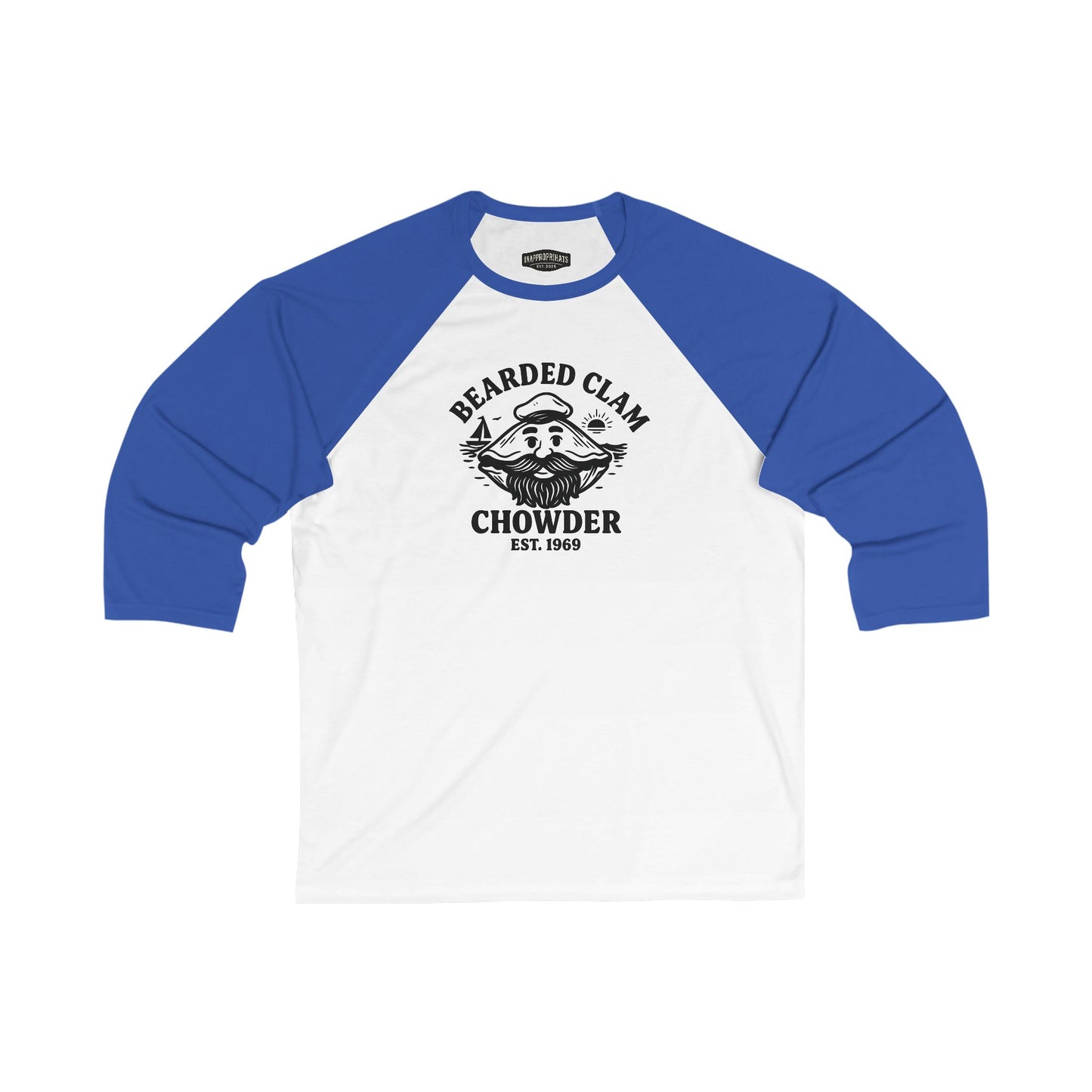 Bearded Clam Chowder  Unisex Baseball Tee