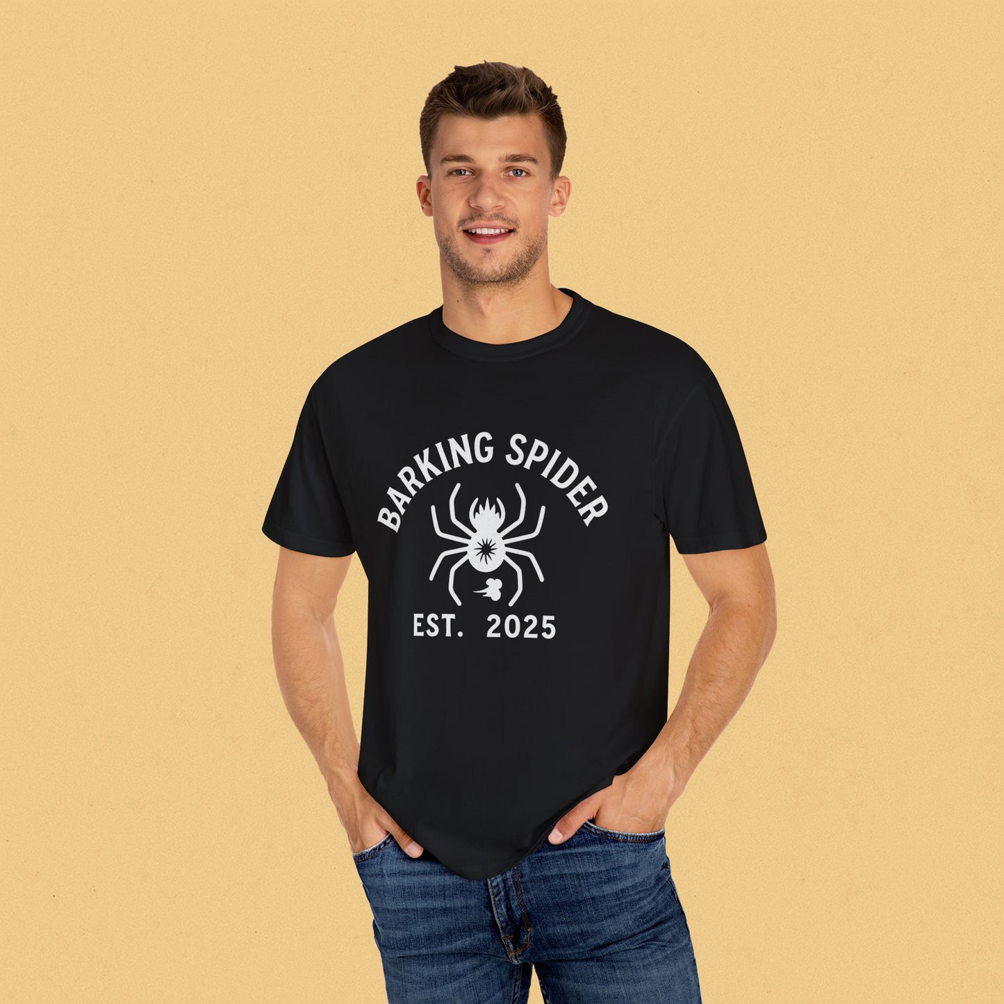 Barking Spider Unisex Garment-Dyed T-Shirt