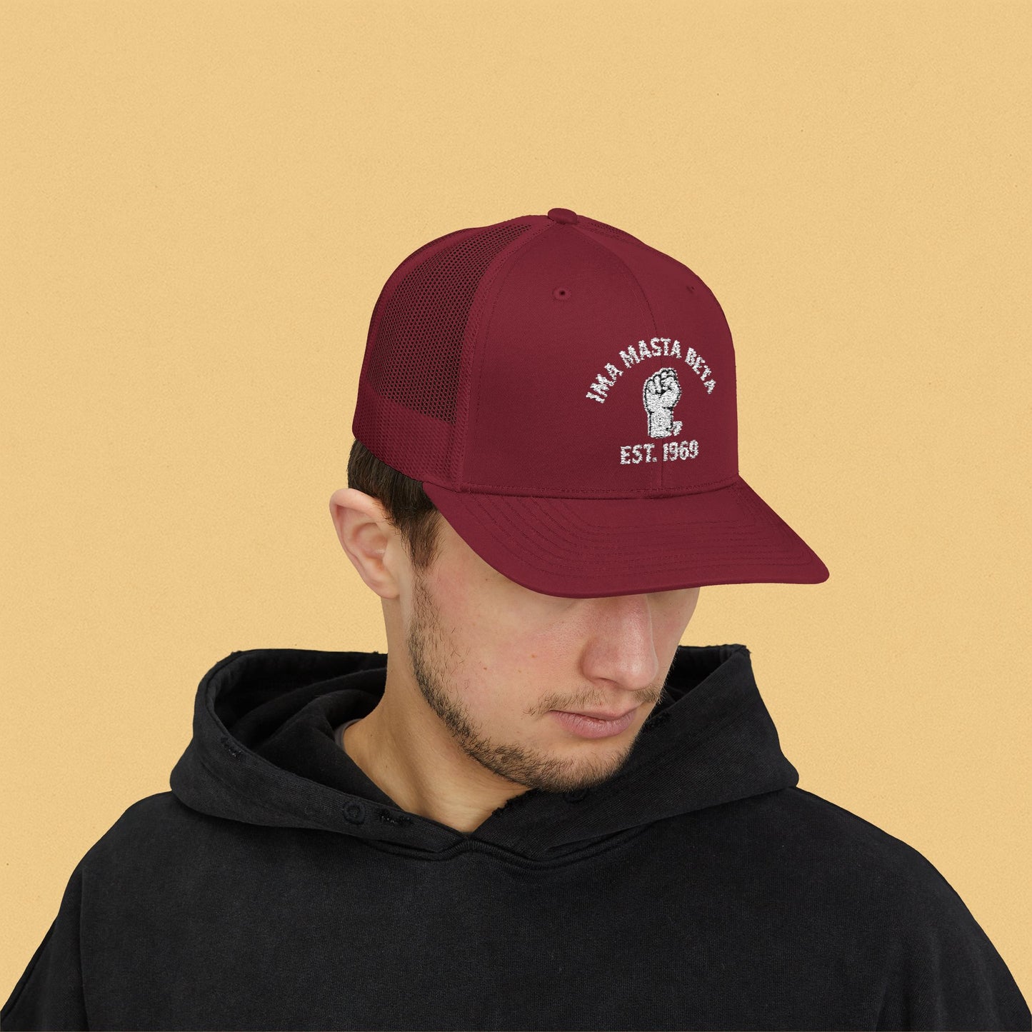 Ima Masta Beta 69 Vintage Snapback Trucker Cap