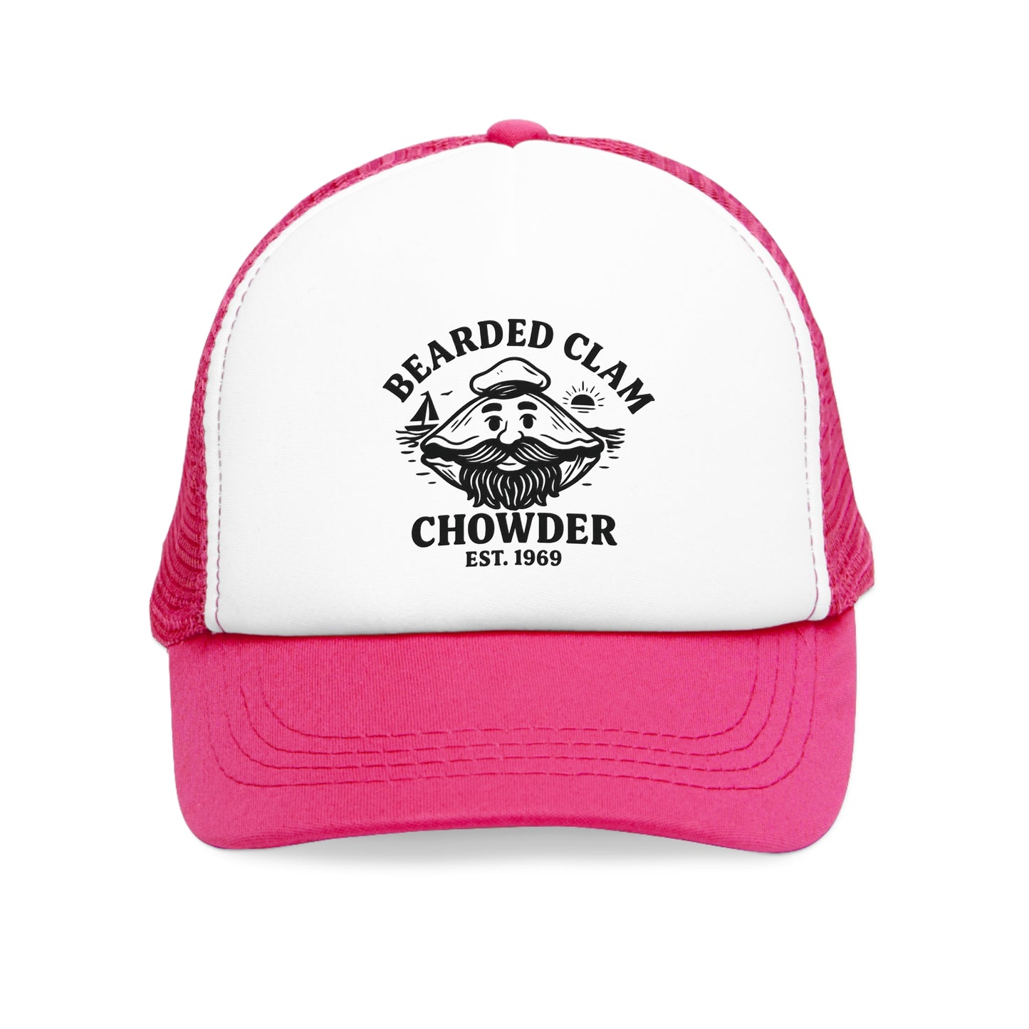 Bearded Clam Mesh Trucker Cap