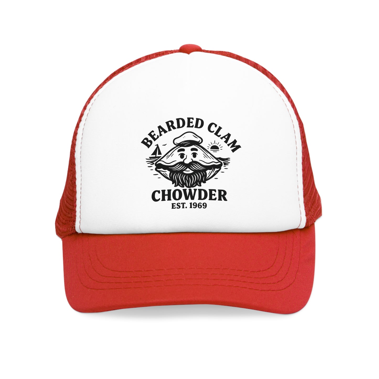 Bearded Clam Mesh Trucker Cap