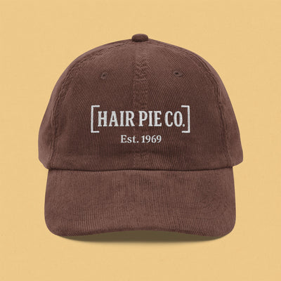 Hair Pie Co. Retro Corduroy Cap with Embroidery