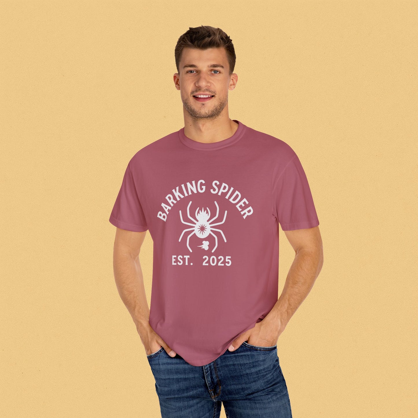 Barking Spider Unisex Garment-Dyed T-Shirt