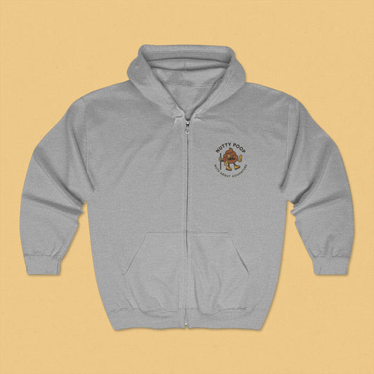 Nutty Poop Adventure Club Zip-Up Hoodie