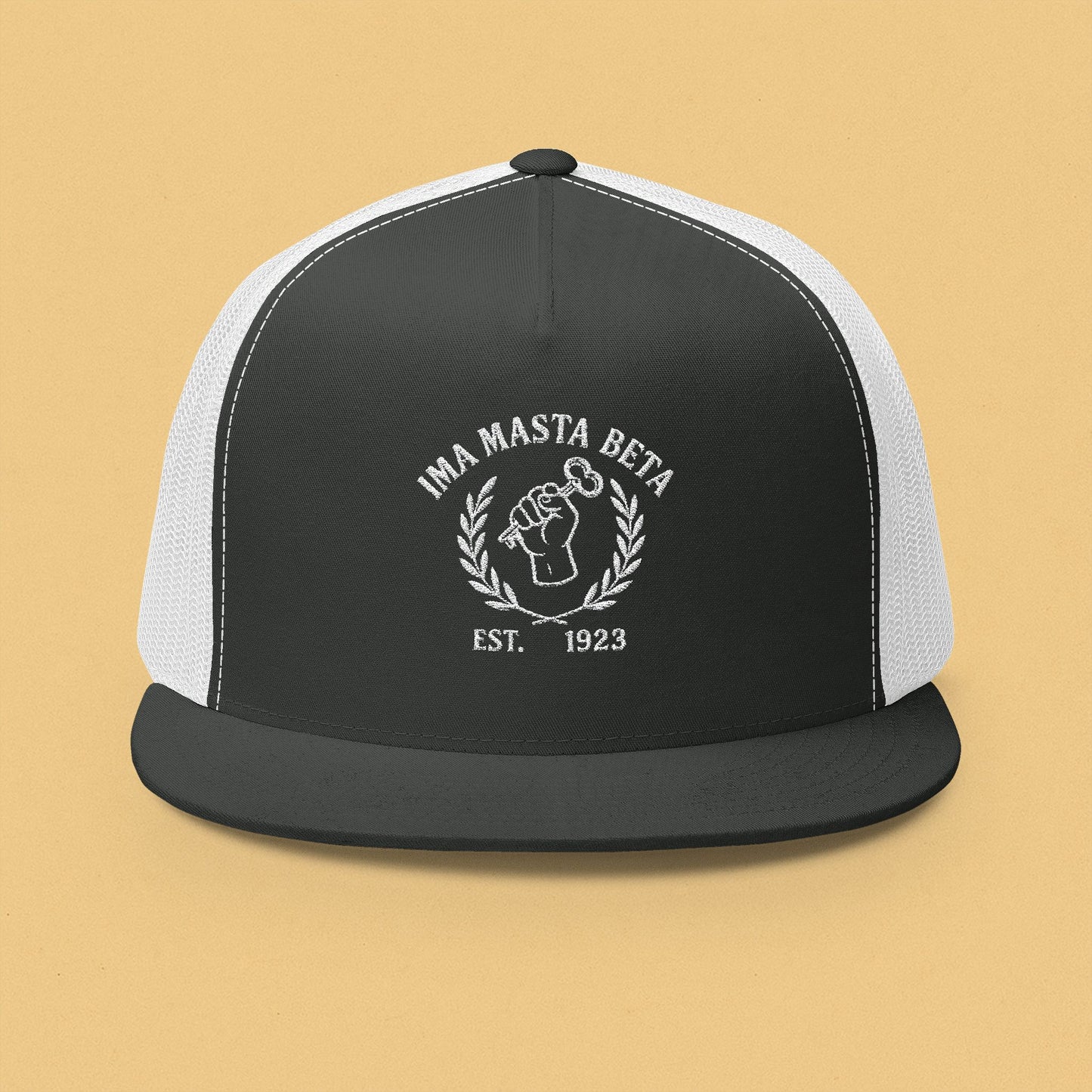 Ima Masta Beta... Embroidered 5 Panel Trucker Cap Sports