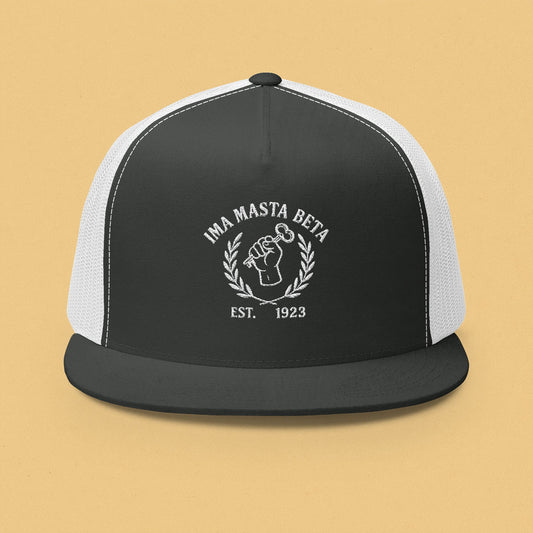 Ima Masta Beta... Embroidered 5 Panel Trucker Cap Sports