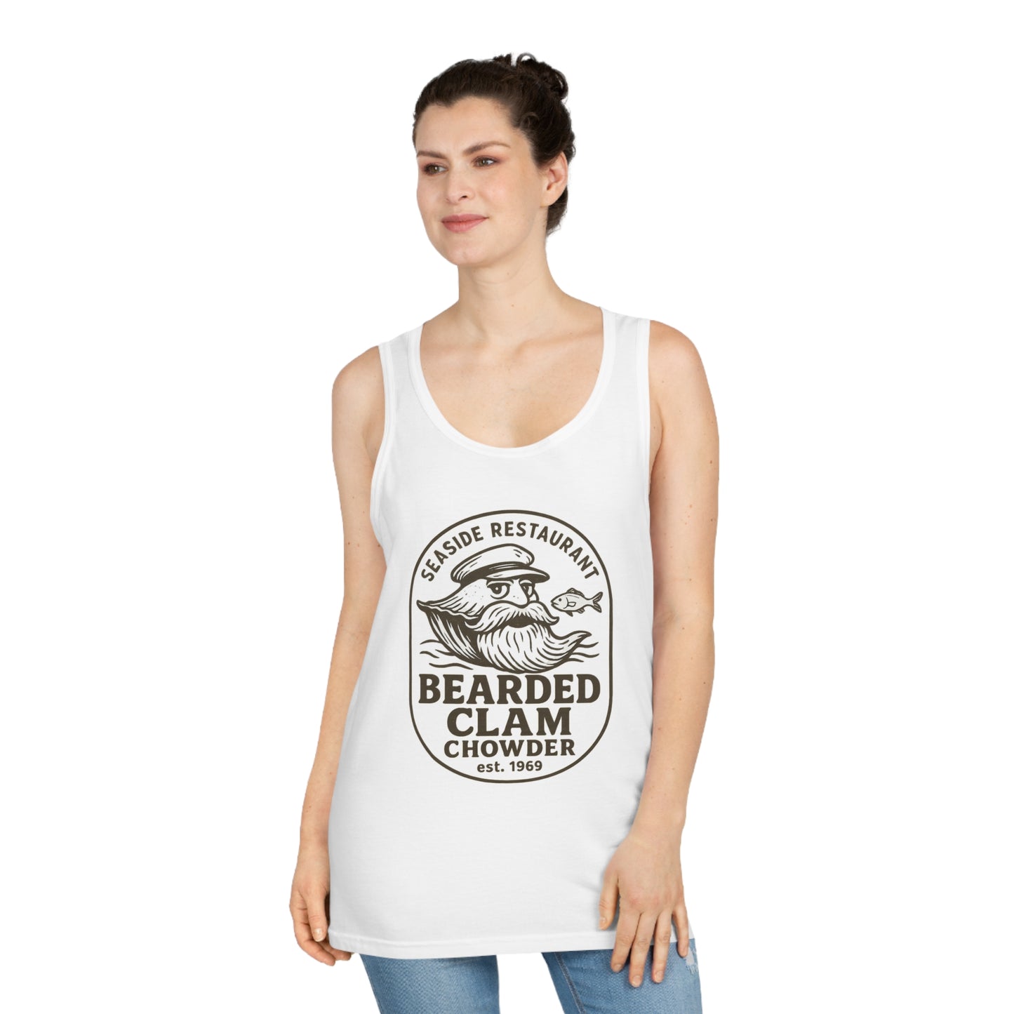 Bearded Clam Chowder Tank Top, Unisex