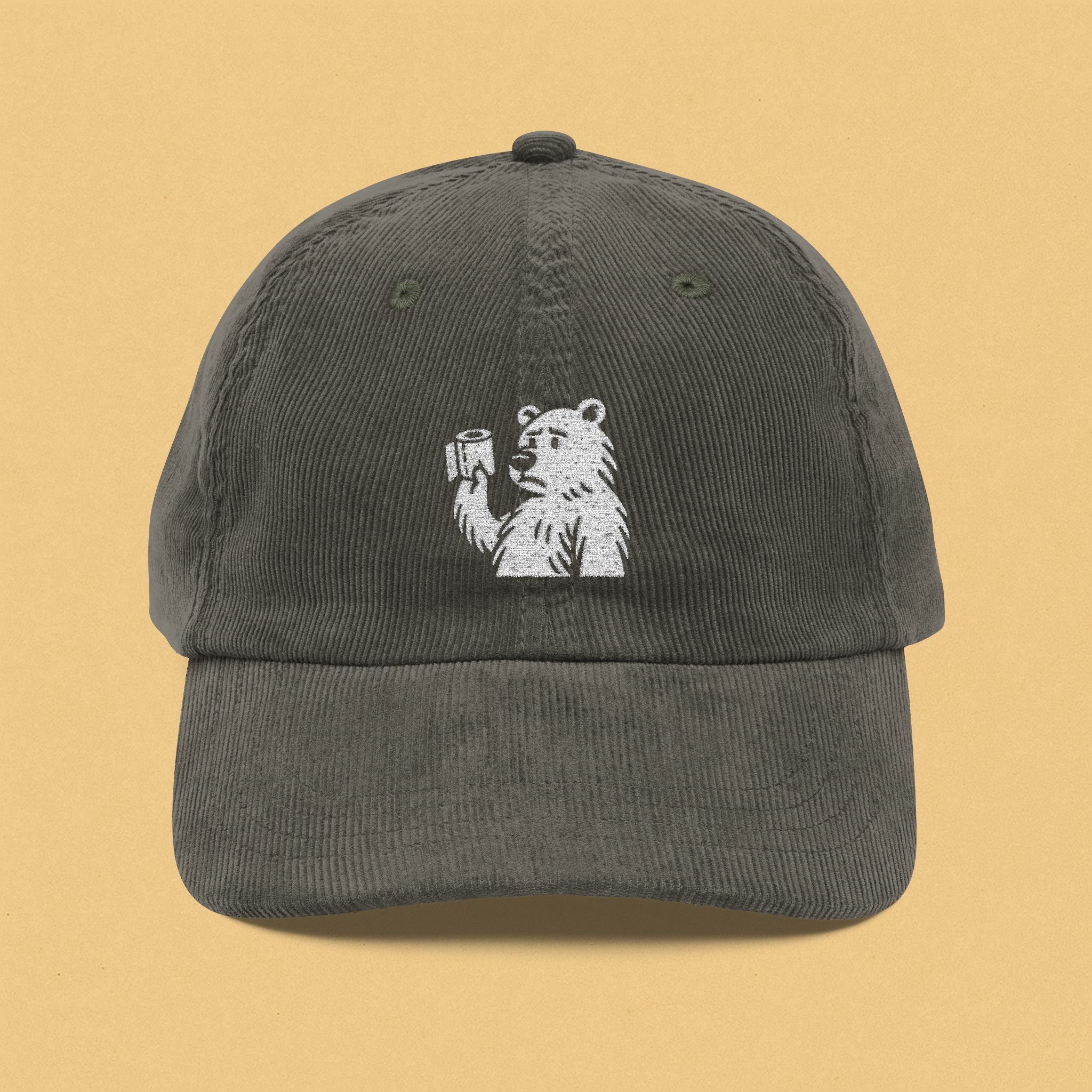 TP Bear Vintage Corduroy Cap – InappropriHats
