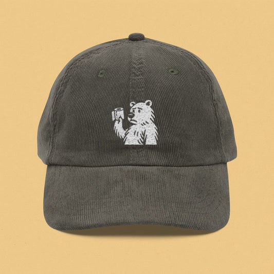 TP Bear Vintage Corduroy Cap