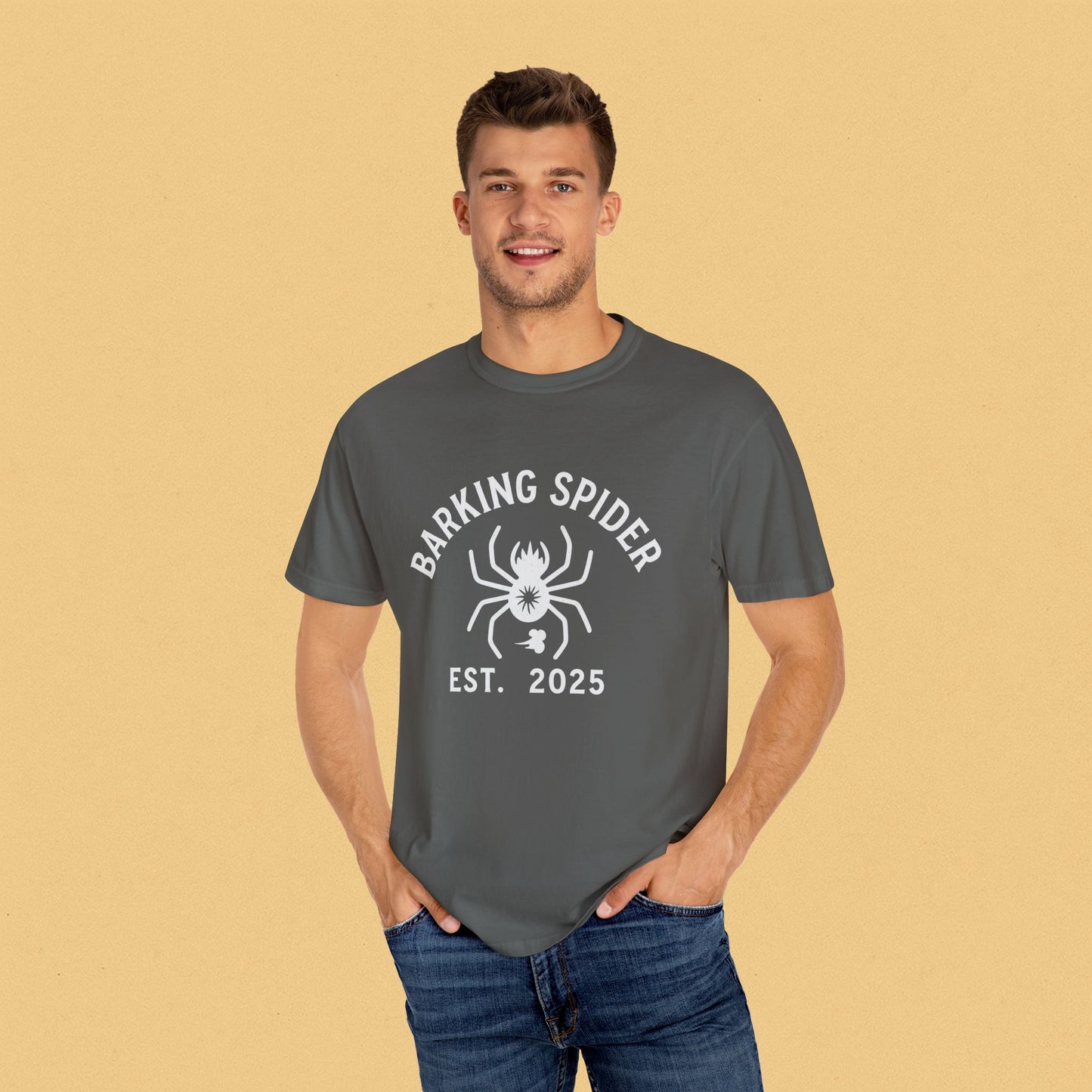 Barking Spider Unisex Garment-Dyed T-Shirt