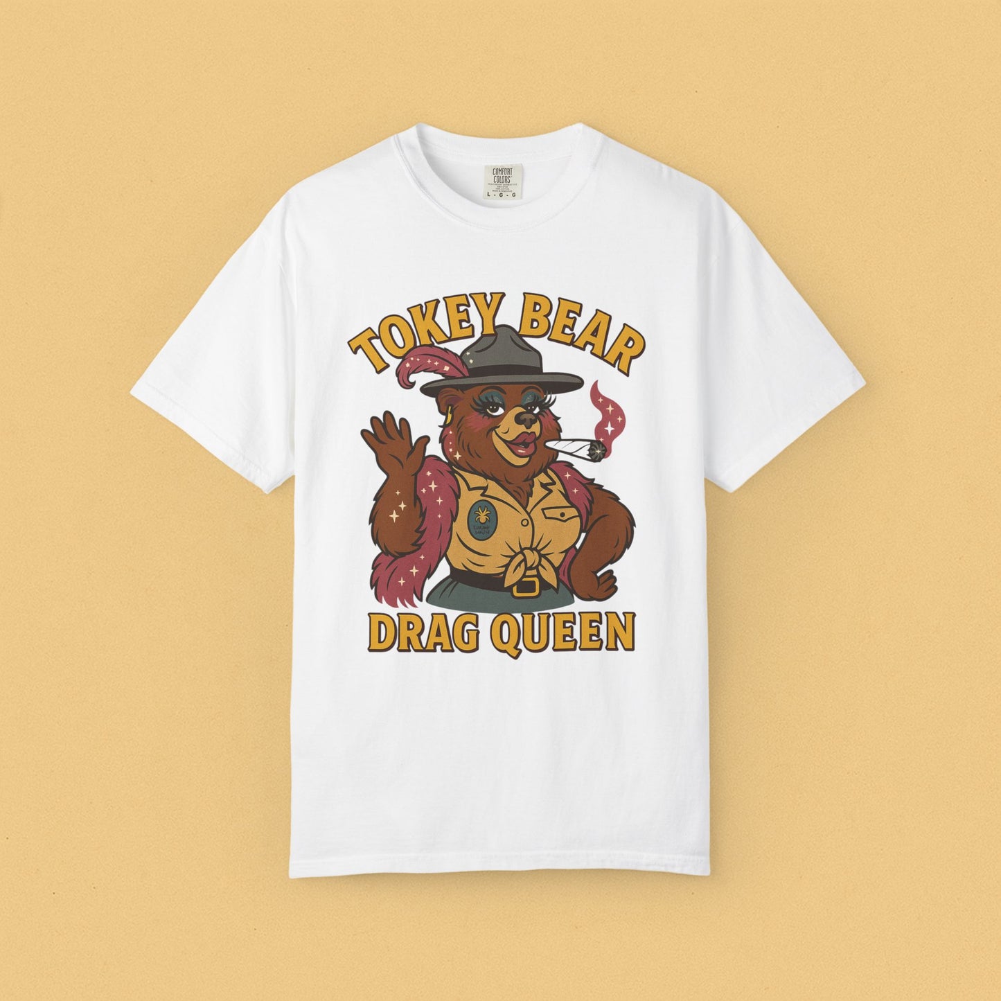 Tokey Bear Drag Queen T-Shirt Unisex Casual