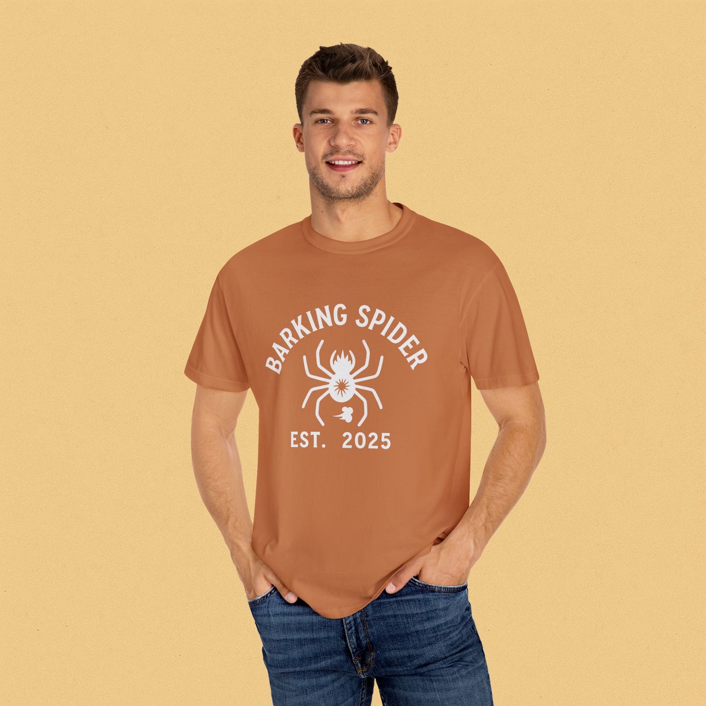 Barking Spider Unisex Garment-Dyed T-Shirt