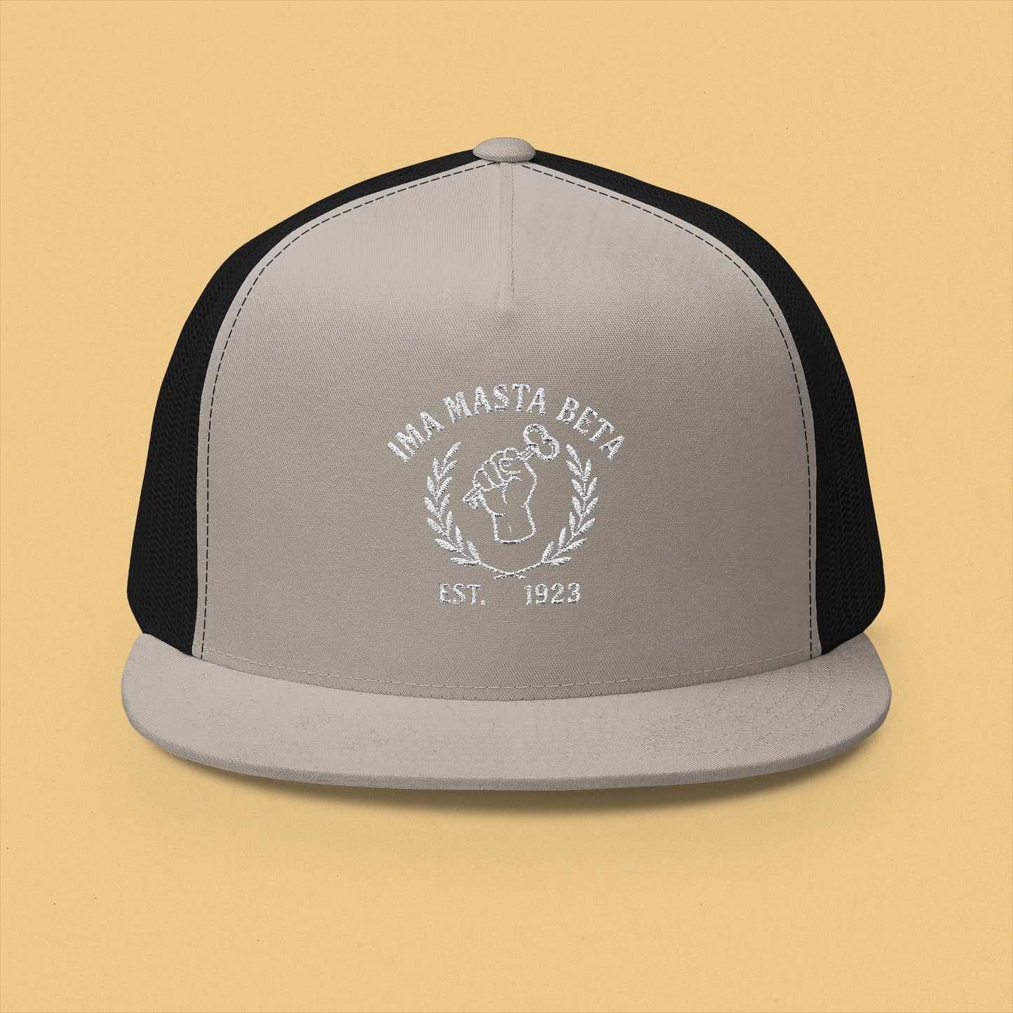 Ima Masta Beta... Embroidered 5 Panel Trucker Cap Sports