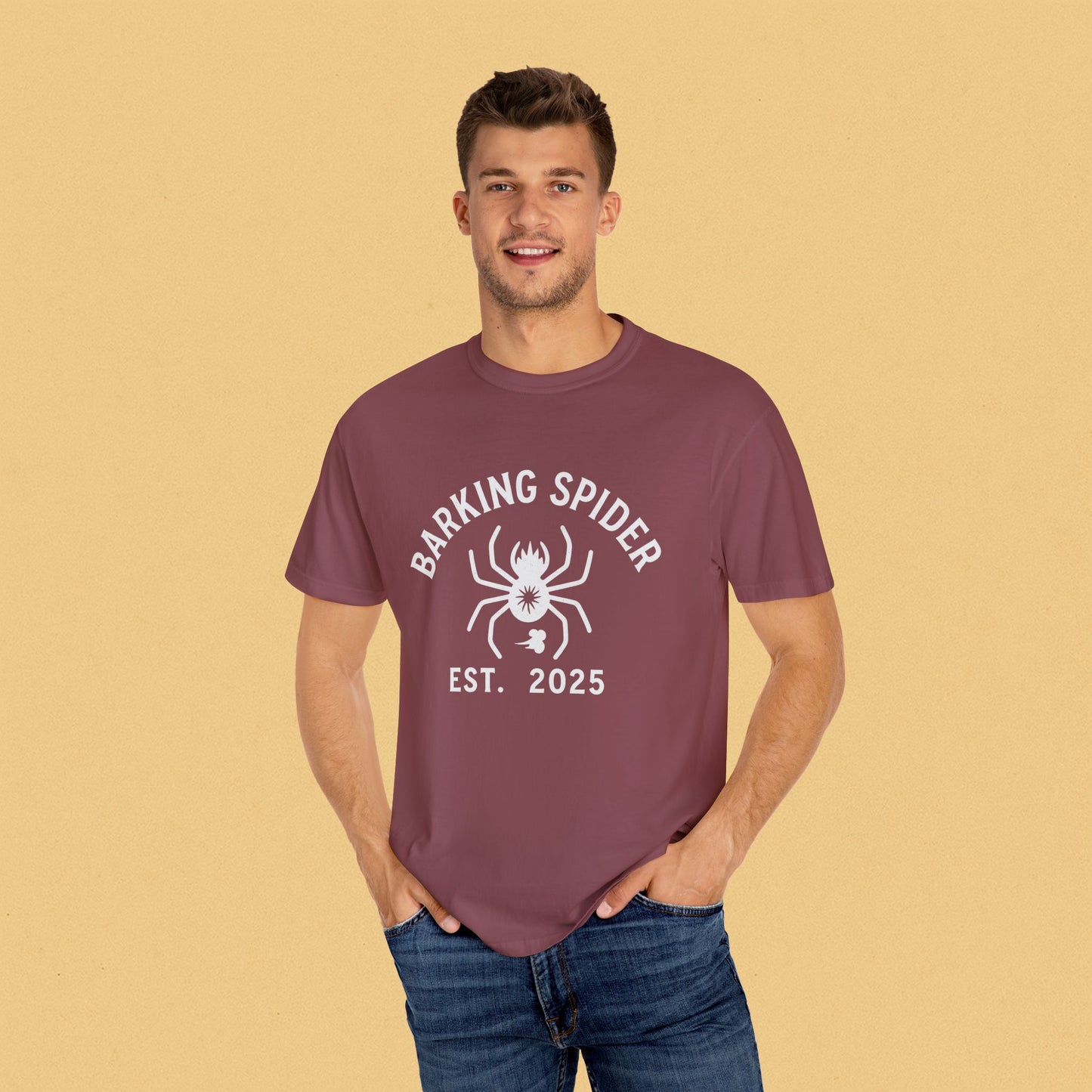 Barking Spider Unisex Garment-Dyed T-Shirt