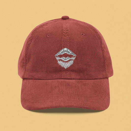 Bearded Clam Vintage Embroidered Corduroy Cap
