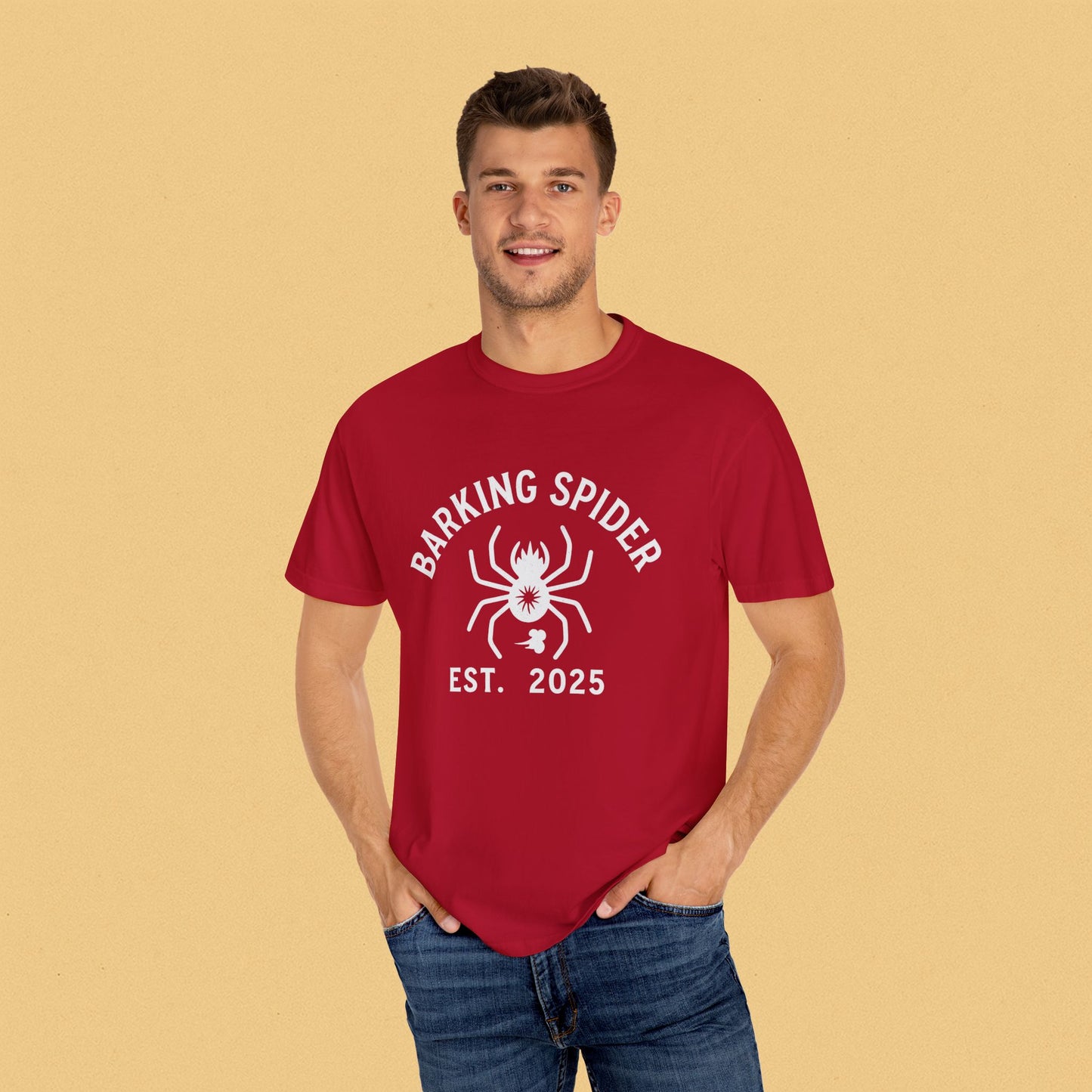 Barking Spider Unisex Garment-Dyed T-Shirt