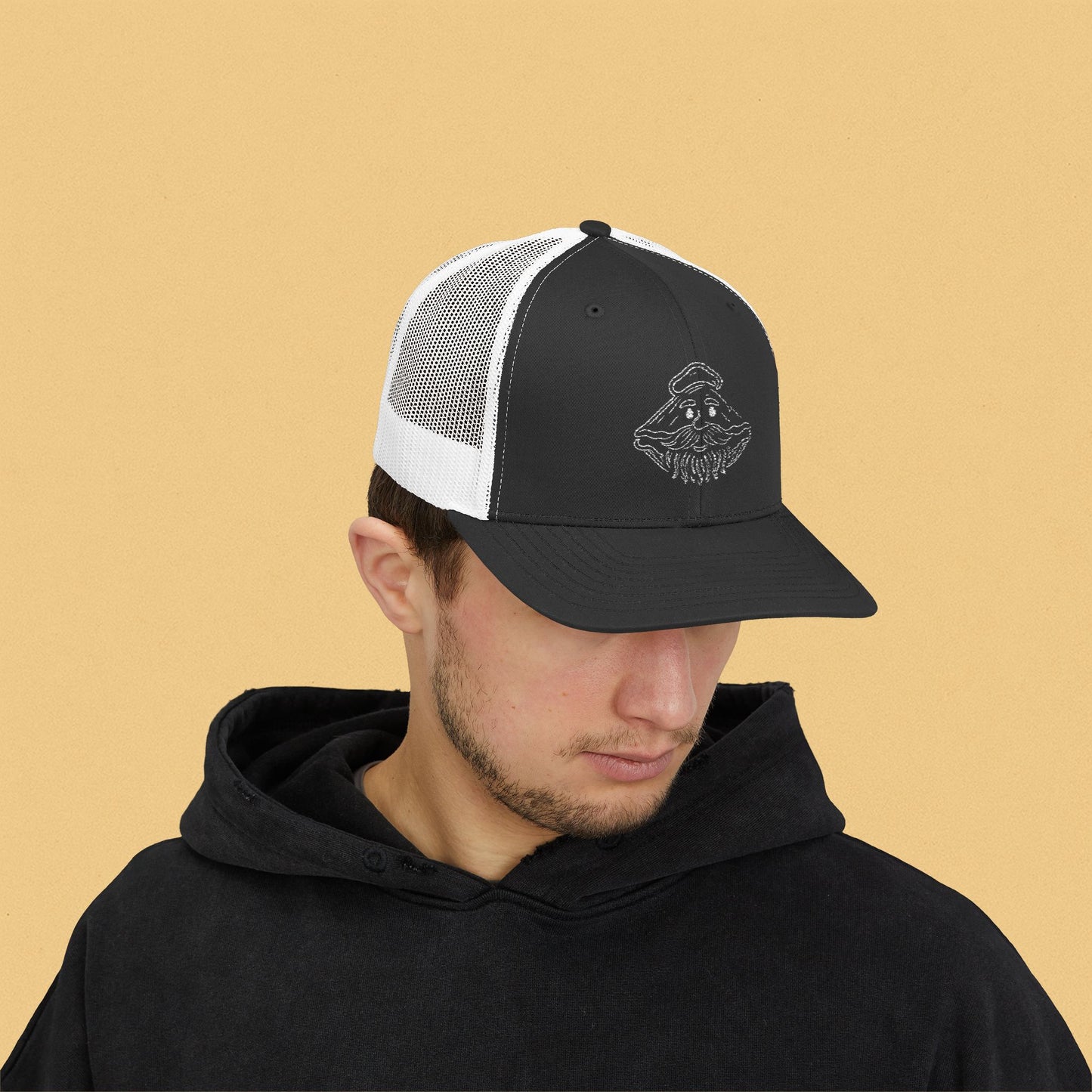 Bearded Clam Snapback Trucker Cap
